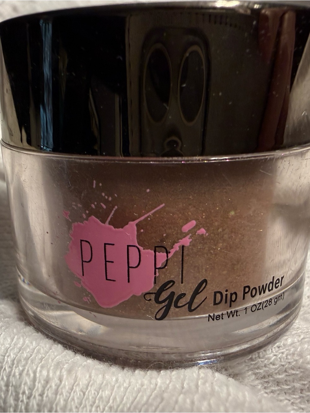Gel Dip Powder Press-On Nails — Shimmery Brown Shade